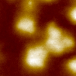 Block copolymer phase change by temp