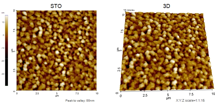 BiVO4 on treated YSZ substrate2